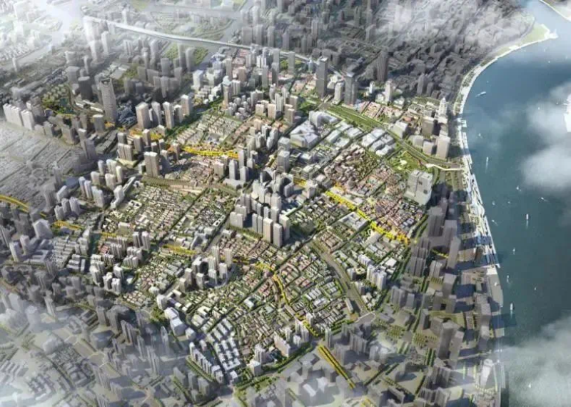 老城厢规划示意图。图源：上海黄浦公众号（2024年4月）