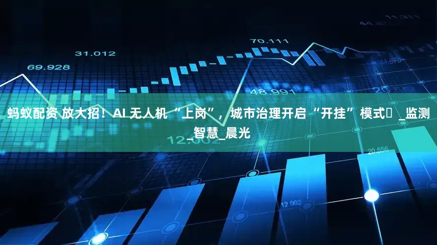 蚂蚁配资 放大招！AI 无人机 “上岗”，城市治理开启 “开挂” 模式​_监测_智慧_晨光